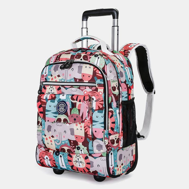 Dual-Use-Rucksack für Reisen Pull Rod Rolling Tote