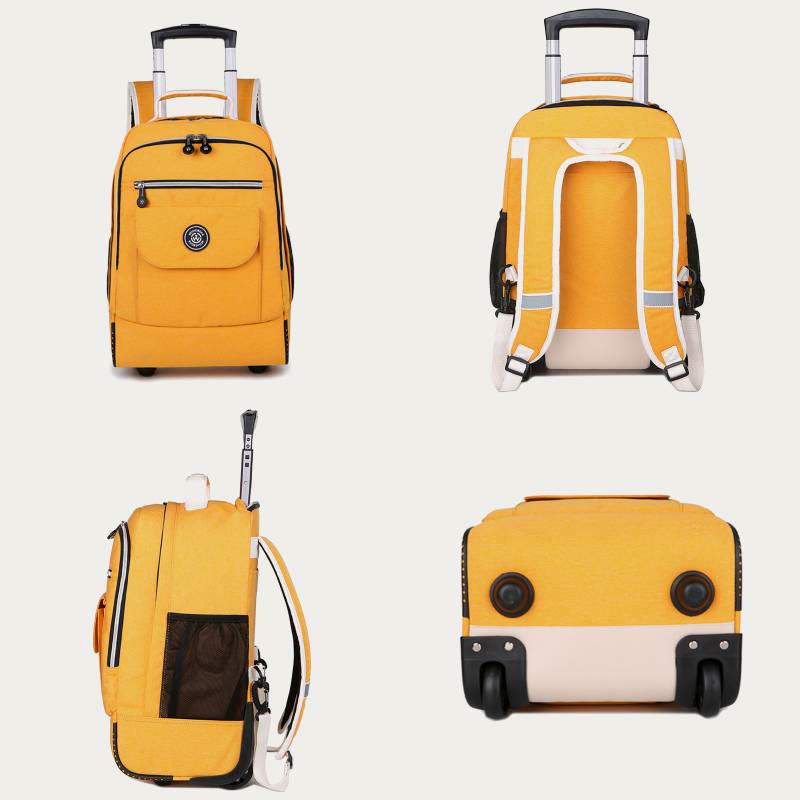 Dual-Use-Rucksack für Reisen Pull Rod Rolling Tote