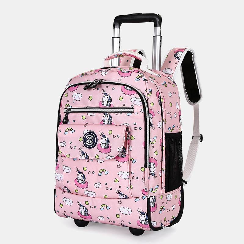 Dual-Use-Rucksack für Reisen Pull Rod Rolling Tote