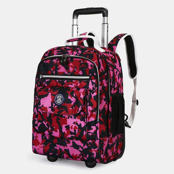Dual-Use-Rucksack für Reisen Pull Rod Rolling Tote