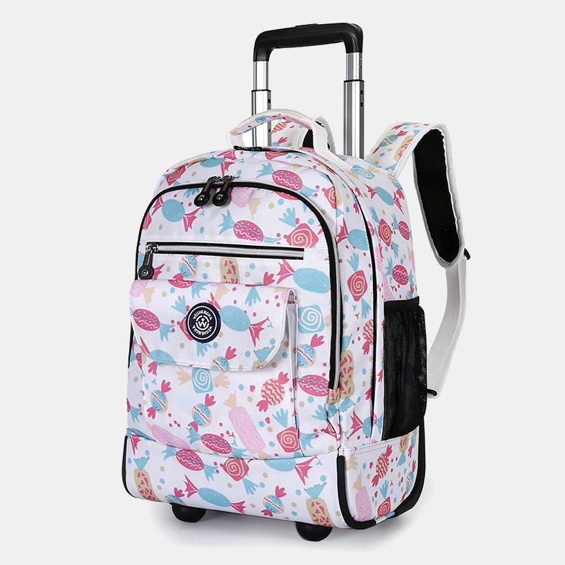Dual-Use-Rucksack für Reisen Pull Rod Rolling Tote