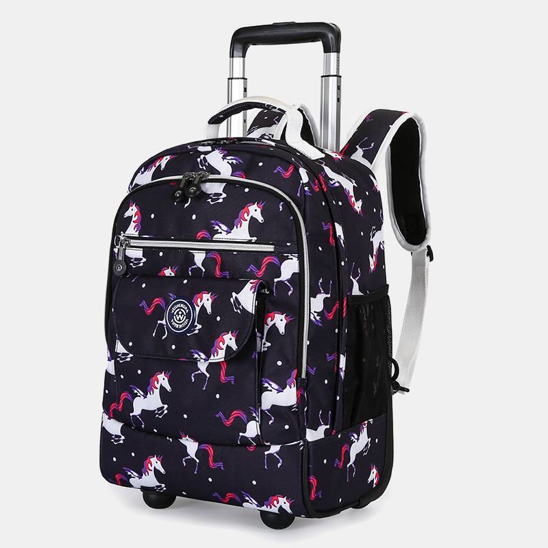 Dual-Use-Rucksack für Reisen Pull Rod Rolling Tote