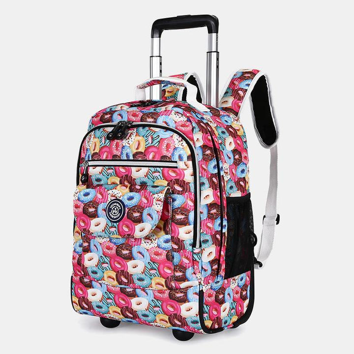 Dual-Use-Rucksack für Reisen Pull Rod Rolling Tote