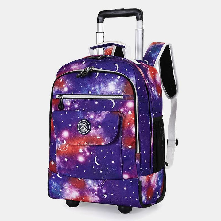 Dual-Use-Rucksack für Reisen Pull Rod Rolling Tote