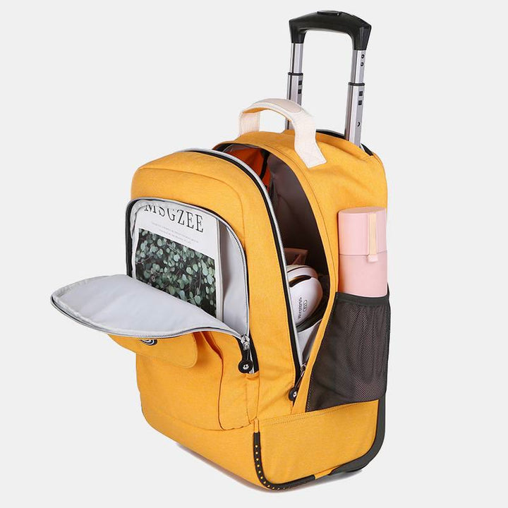 Dual-Use-Rucksack für Reisen Pull Rod Rolling Tote