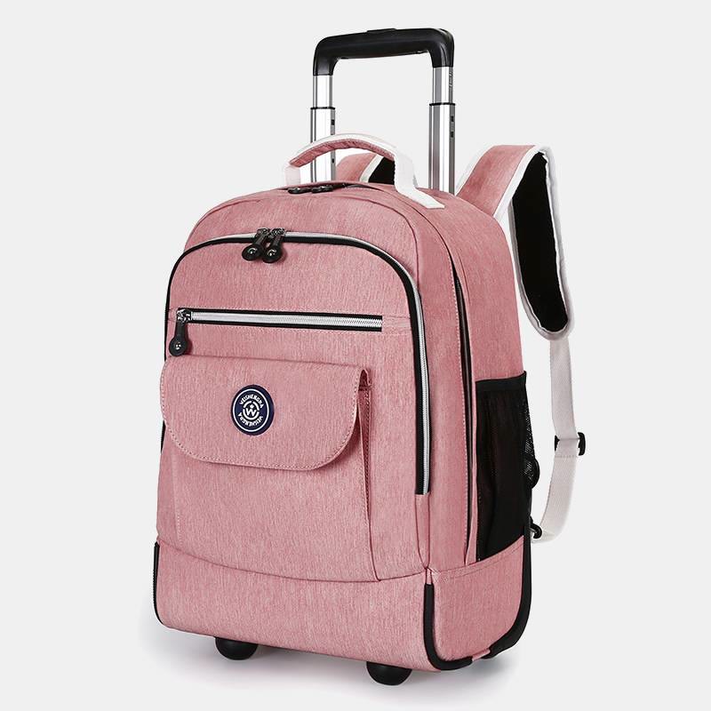 Dual-Use-Rucksack für Reisen Pull Rod Rolling Tote
