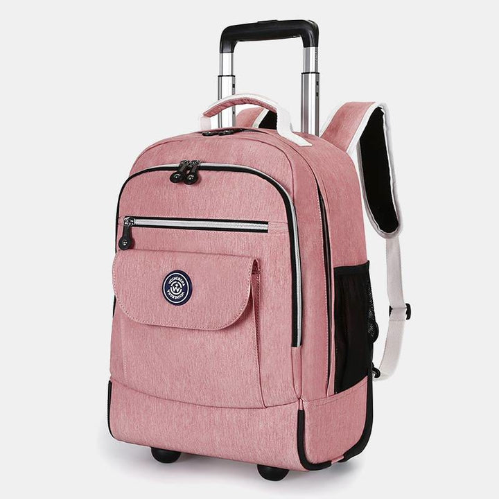 Dual-Use-Rucksack für Reisen Pull Rod Rolling Tote