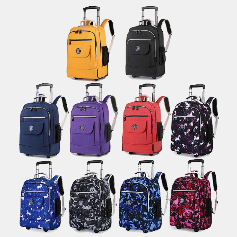 Dual-Use-Rucksack für Reisen Pull Rod Rolling Tote