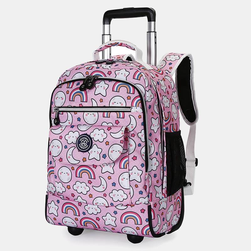 Dual-Use-Rucksack für Reisen Pull Rod Rolling Tote