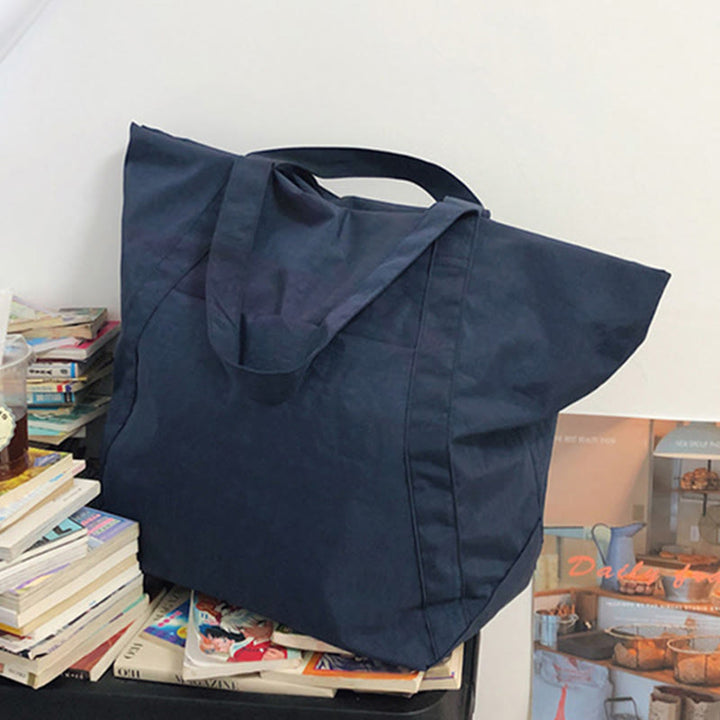 Extra große Vintage-Tote-Bag Leichte Einkaufstasche Reise-Sporthandtasche