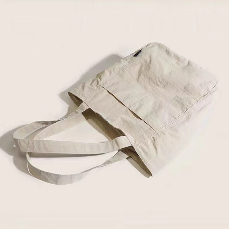 Damen lässige Leinwand Tote Schultertasche Einkaufstasche aus Leinen