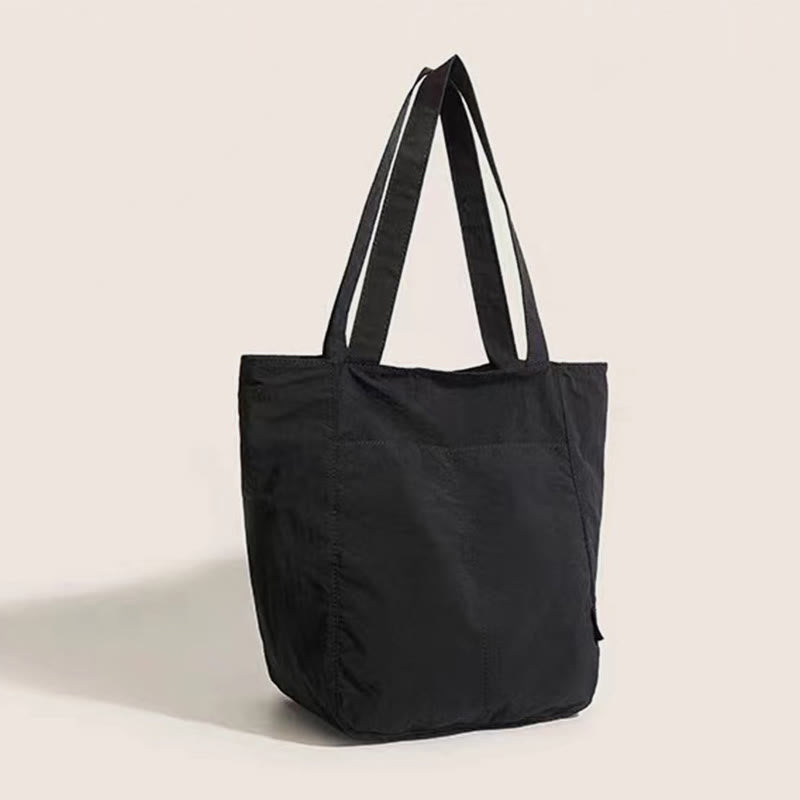 Damen lässige Leinwand Tote Schultertasche Einkaufstasche aus Leinen