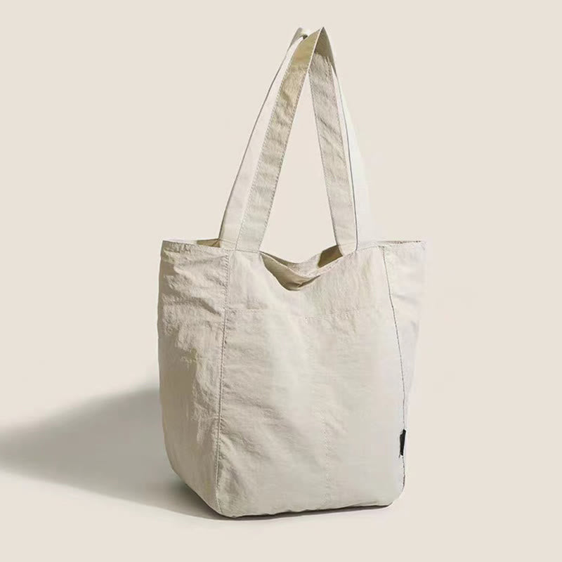 Damen lässige Leinwand Tote Schultertasche Einkaufstasche aus Leinen