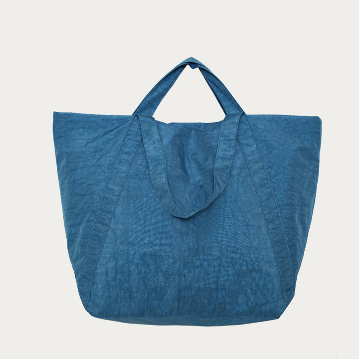 Extra große Vintage-Tote-Bag Leichte Einkaufstasche Reise-Sporthandtasche