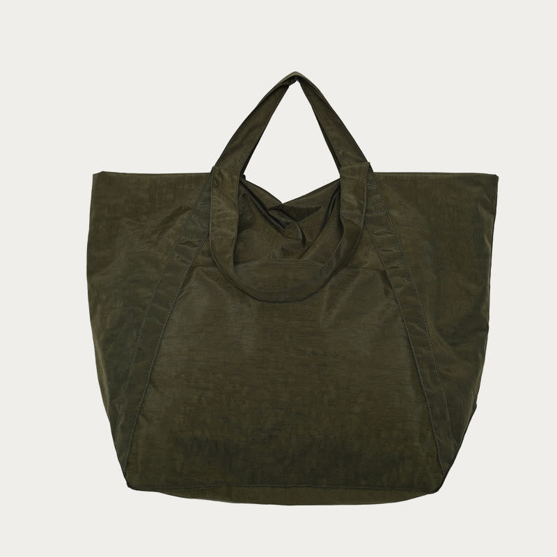 Extra große Vintage-Tote-Bag Leichte Einkaufstasche Reise-Sporthandtasche