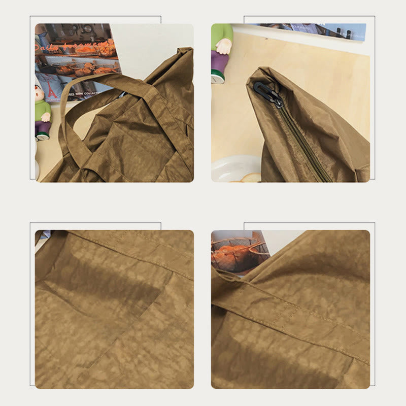 Extra große Vintage-Tote-Bag Leichte Einkaufstasche Reise-Sporthandtasche