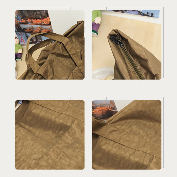 Extra große Vintage-Tote-Bag Leichte Einkaufstasche Reise-Sporthandtasche