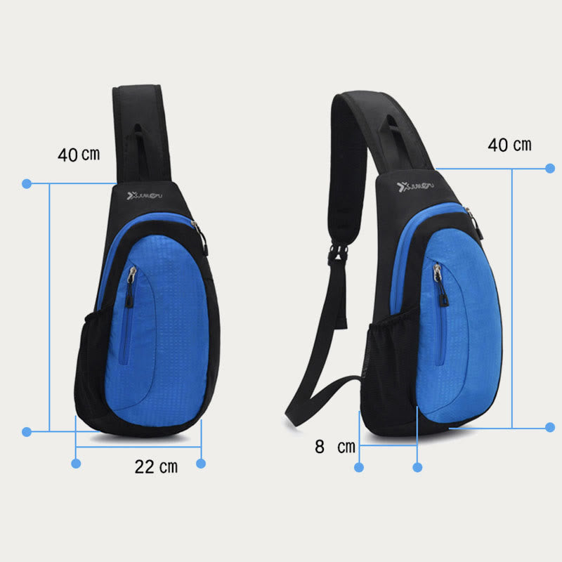 Leichter Sling Bag Brustbeutel Sport Wandern Reisetasche
