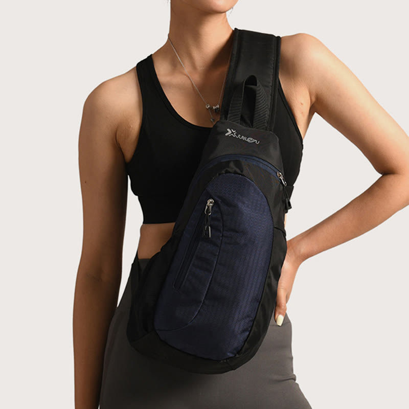 Leichter Sling Bag Brustbeutel Sport Wandern Reisetasche
