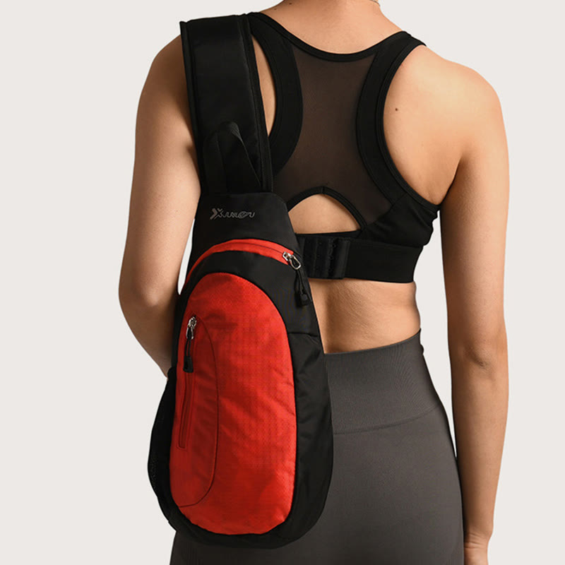 Leichter Sling Bag Brustbeutel Sport Wandern Reisetasche