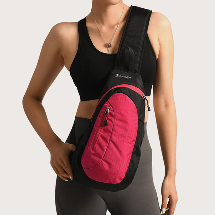 Leichter Sling Bag Brustbeutel Sport Wandern Reisetasche