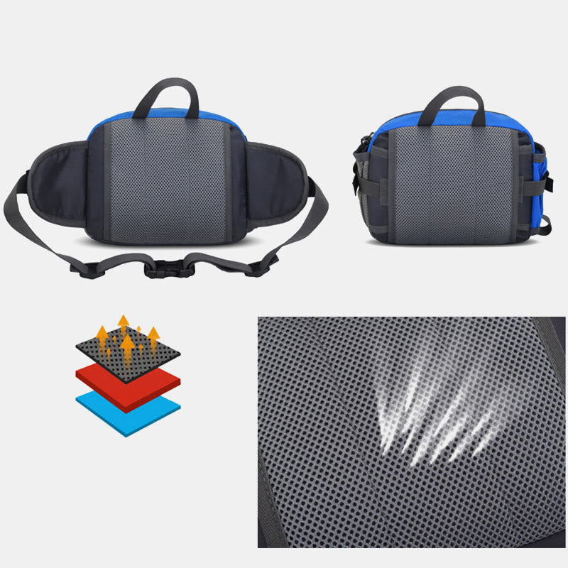 Outdoors Wandern Camping Sport Hüfttasche Tagesrucksack mit Umhängegurt