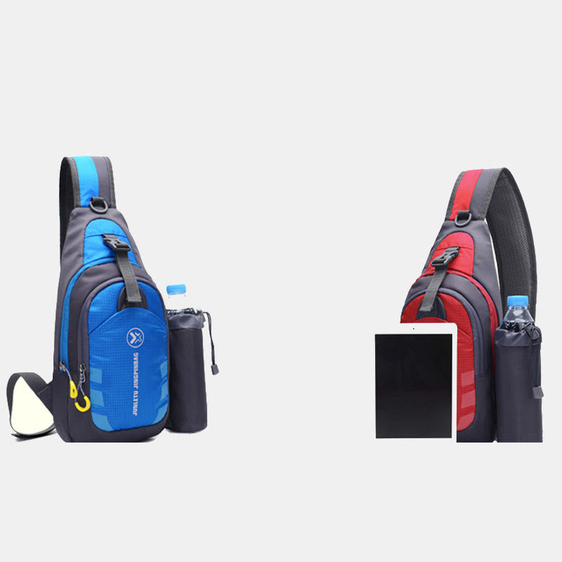Trendiger Wandersport Sling Bag Schulterrucksack Crossbody Brusttasche