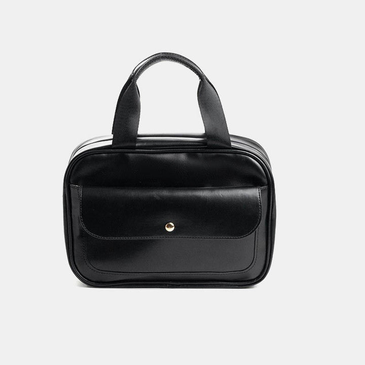 Tragbarer Kulturbeutel, Make-up-Kosmetik-Organizer mit Tasche für trockene und nasse Sachen