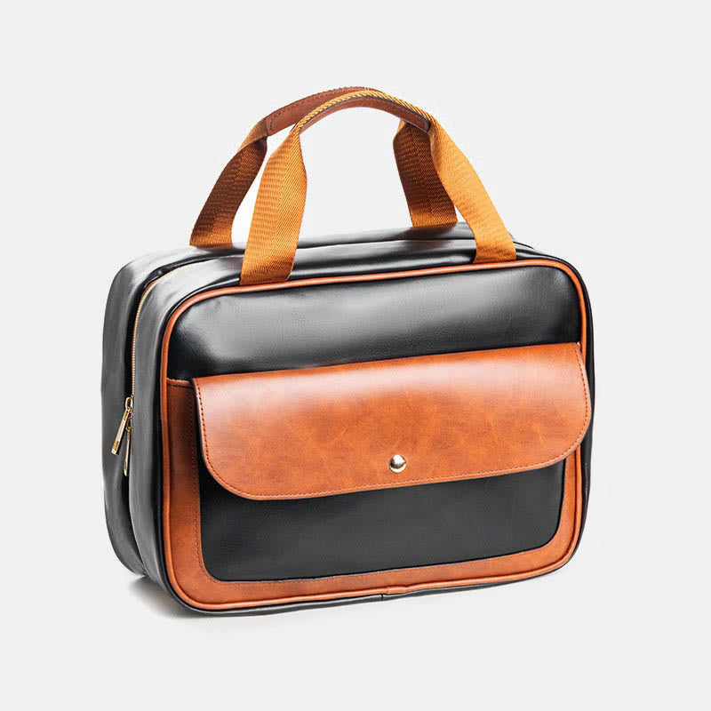 Tragbarer Kulturbeutel, Make-up-Kosmetik-Organizer mit Tasche für trockene und nasse Sachen