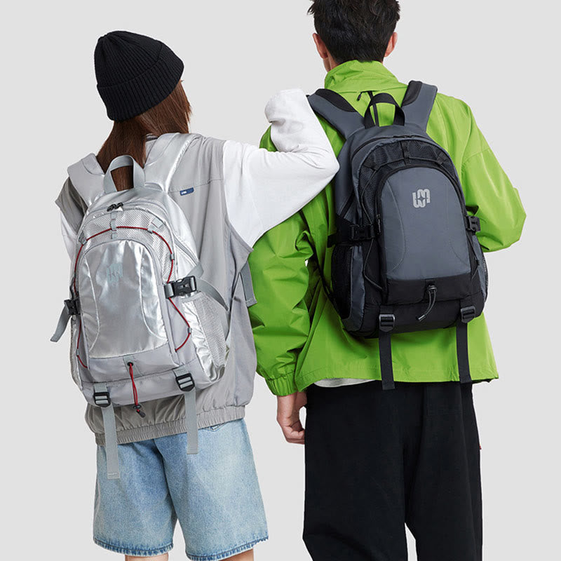 Metallische FarbenSchultasche Rucksack für College Reise Sport