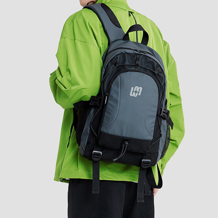 Metallische FarbenSchultasche Rucksack für College Reise Sport