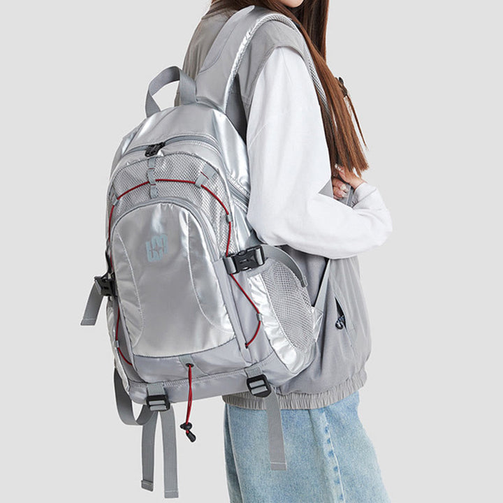 Metallische FarbenSchultasche Rucksack für College Reise Sport