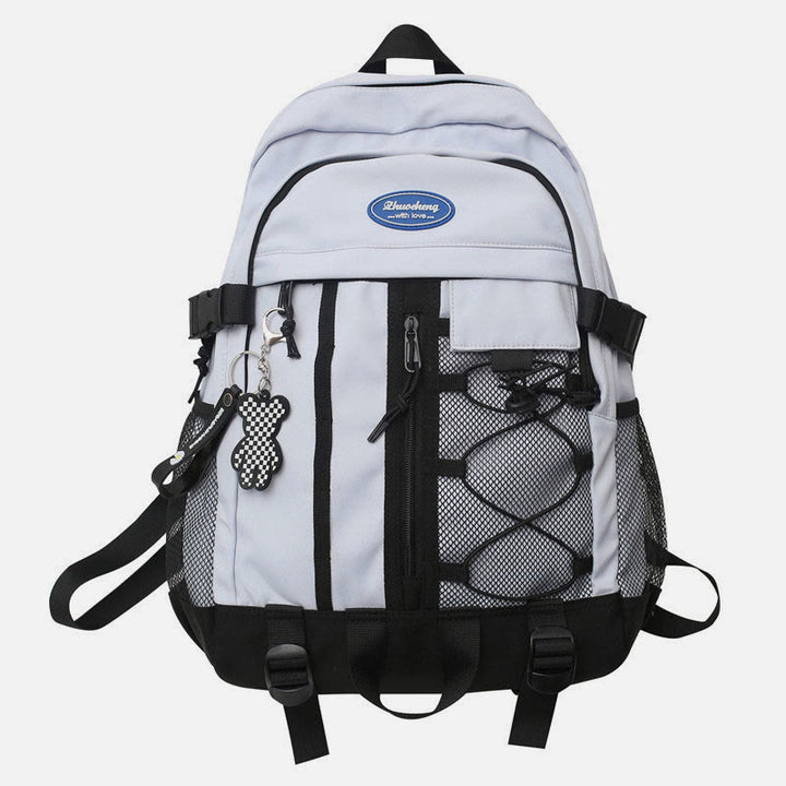 Einfarbiger Rucksack für Jugendliche, Schule, College, Reisen, Tagesrucksack, Schultasche, Bücherbeutel