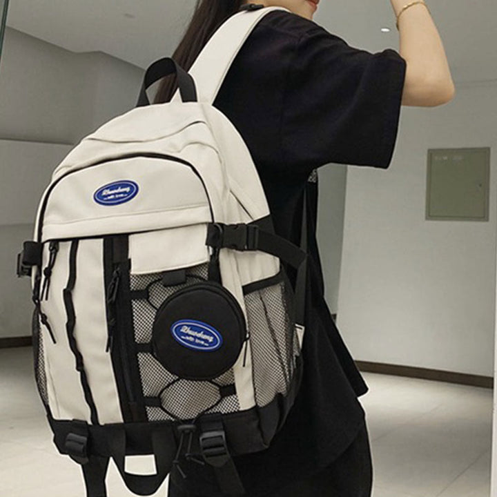 Einfarbiger Rucksack für Jugendliche, Schule, College, Reisen, Tagesrucksack, Schultasche, Bücherbeutel