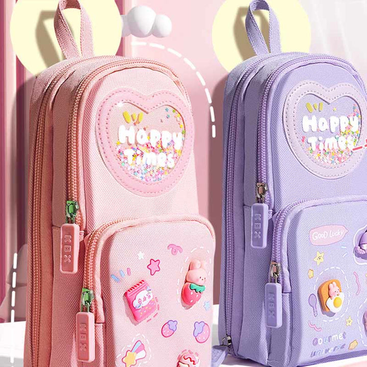 Süßer Mini-Rucksack Stiftetui Schreibwarenaufbewahrung für Mädchen und Teenager