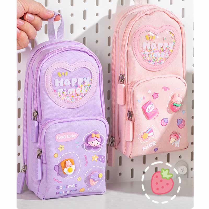 Süßer Mini-Rucksack Stiftetui Schreibwarenaufbewahrung für Mädchen und Teenager