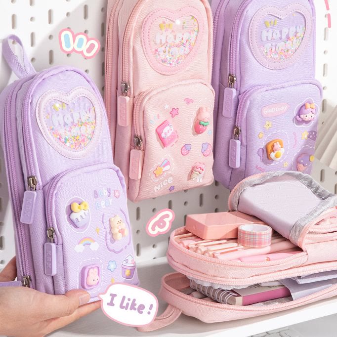 Süßer Mini-Rucksack Stiftetui Schreibwarenaufbewahrung für Mädchen und Teenager