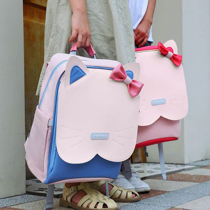 Wasserdichter, leichter Kitten-Rucksack für Schüler, Kinder, Grundschultaschen