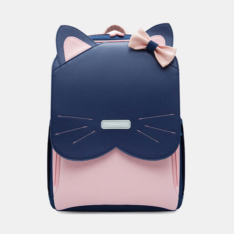 Wasserdichter, leichter Kitten-Rucksack für Schüler, Kinder, Grundschultaschen