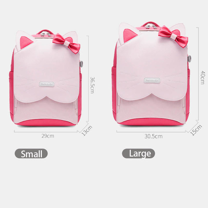 Wasserdichter, leichter Kitten-Rucksack für Schüler, Kinder, Grundschultaschen