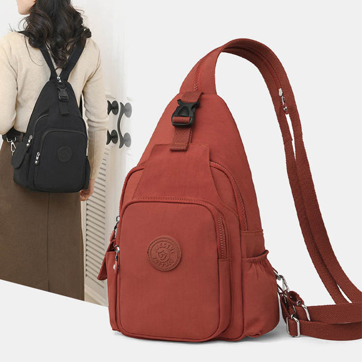 Wandelbarer Sling-Rucksack für Damen, Leicht, Wasserdicht, Schulter- und Brusttasche