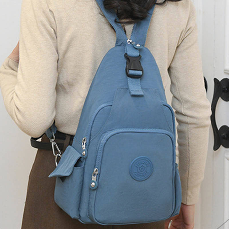 Wandelbarer Sling-Rucksack für Damen, Leicht, Wasserdicht, Schulter- und Brusttasche