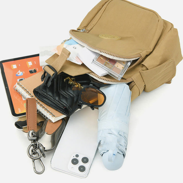 Wandelbarer Sling-Rucksack für Damen, Leicht, Wasserdicht, Schulter- und Brusttasche