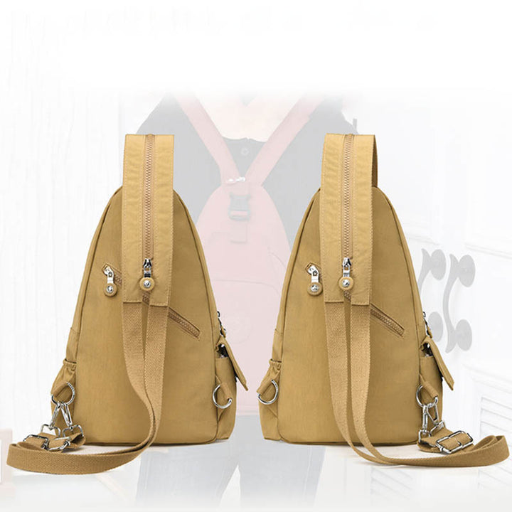 Wandelbarer Sling-Rucksack für Damen, Leicht, Wasserdicht, Schulter- und Brusttasche