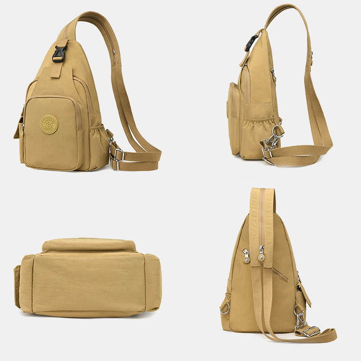 Wandelbarer Sling-Rucksack für Damen, Leicht, Wasserdicht, Schulter- und Brusttasche