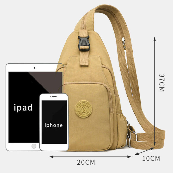Wandelbarer Sling-Rucksack für Damen, Leicht, Wasserdicht, Schulter- und Brusttasche