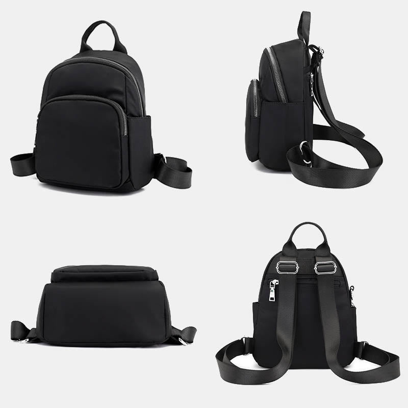 Wasserdichter Casual Mini Rucksack Umwandelbare Schultertasche Tagesrucksack für Frauen