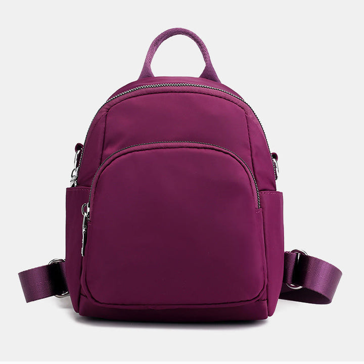 Wasserdichter Casual Mini Rucksack Umwandelbare Schultertasche Tagesrucksack für Frauen
