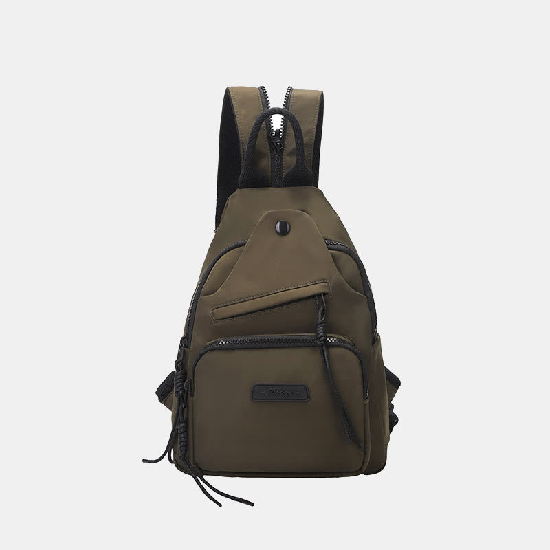 Lässiger Wander-Tagesrucksack, Nylon-Umhängetasche, Sling-Rucksack für Frauen