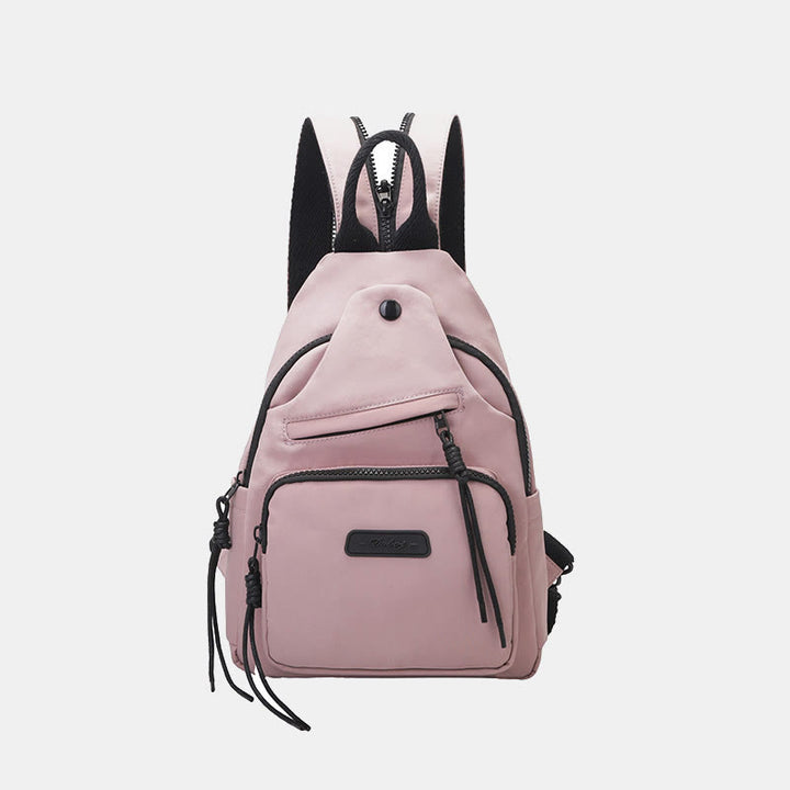Lässiger Wander-Tagesrucksack, Nylon-Umhängetasche, Sling-Rucksack für Frauen